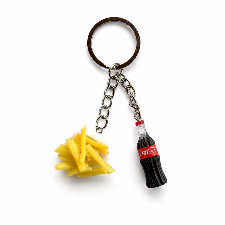 Llavero Artesanal - Papas Fritas 4