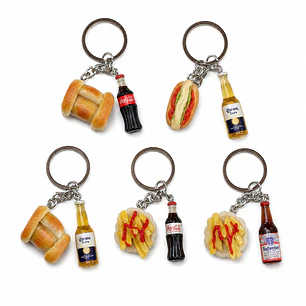 Pack Emprendedor - Llaveros Artesanales Dobles x5
