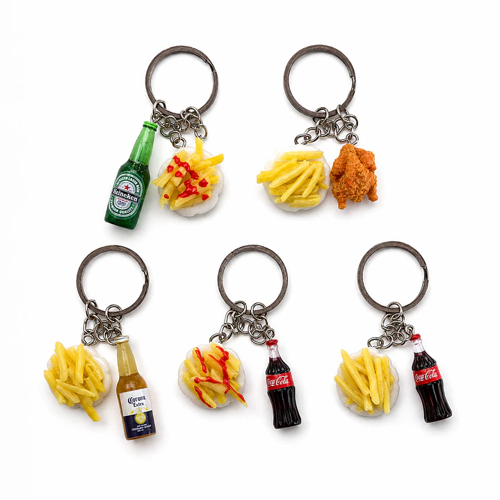 Pack Emprendedor - Llaveros Artesanales Dobles x5 4