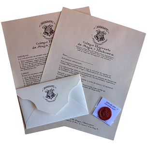 Carta de Admisión a Hogwarts - Edición Clásica