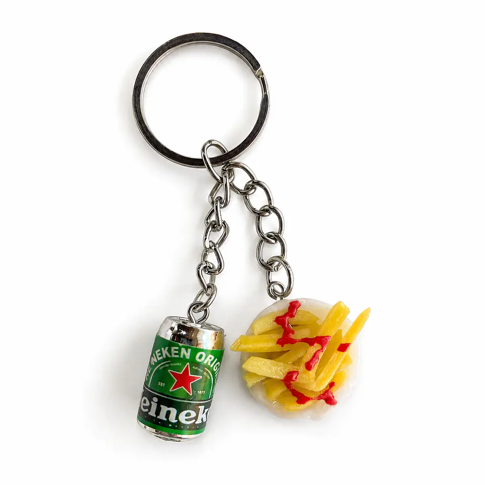 Llavero Artesanal - Papas Fritas 7
