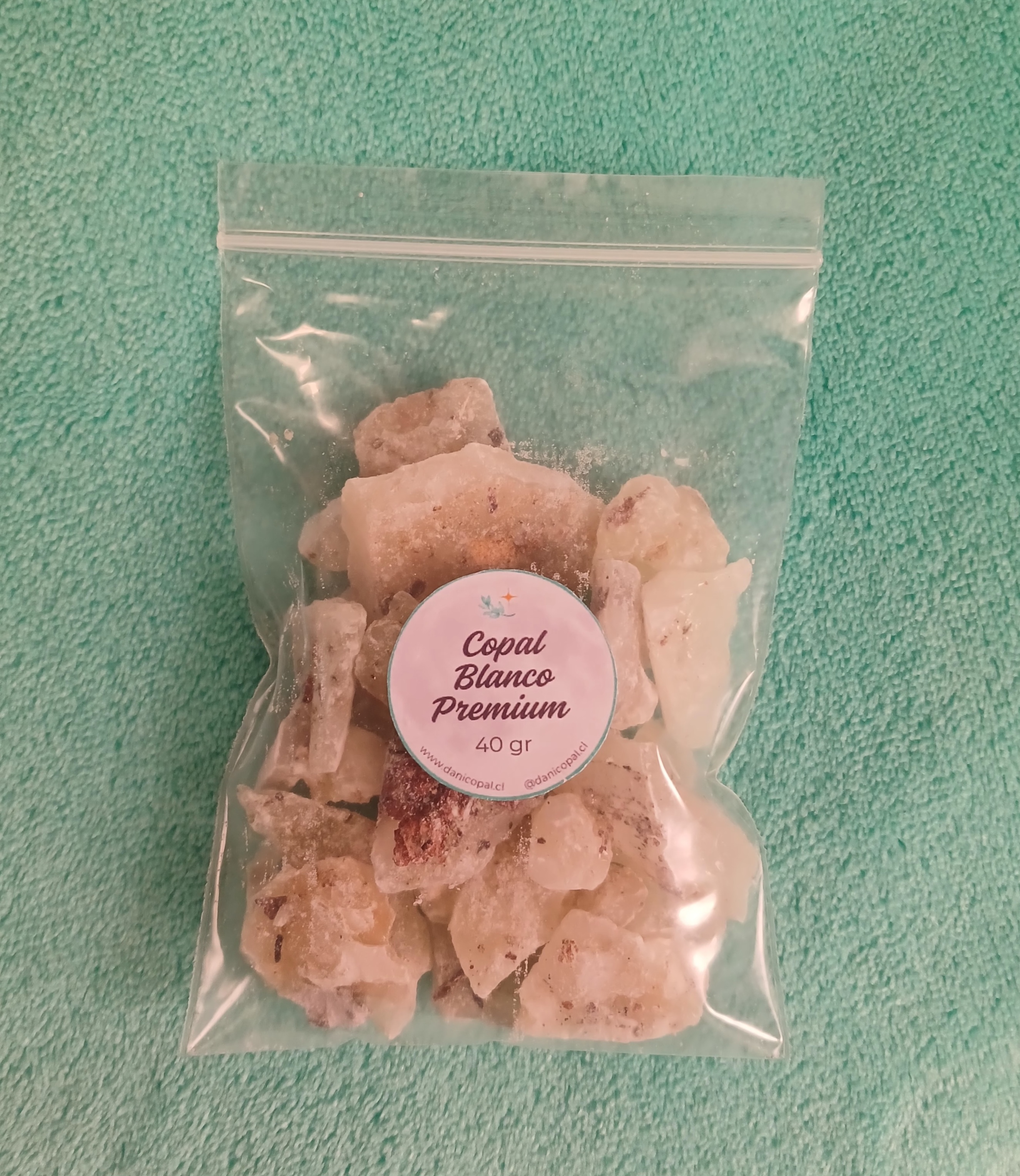 Resina de Copal Blanco Premium 40gr.