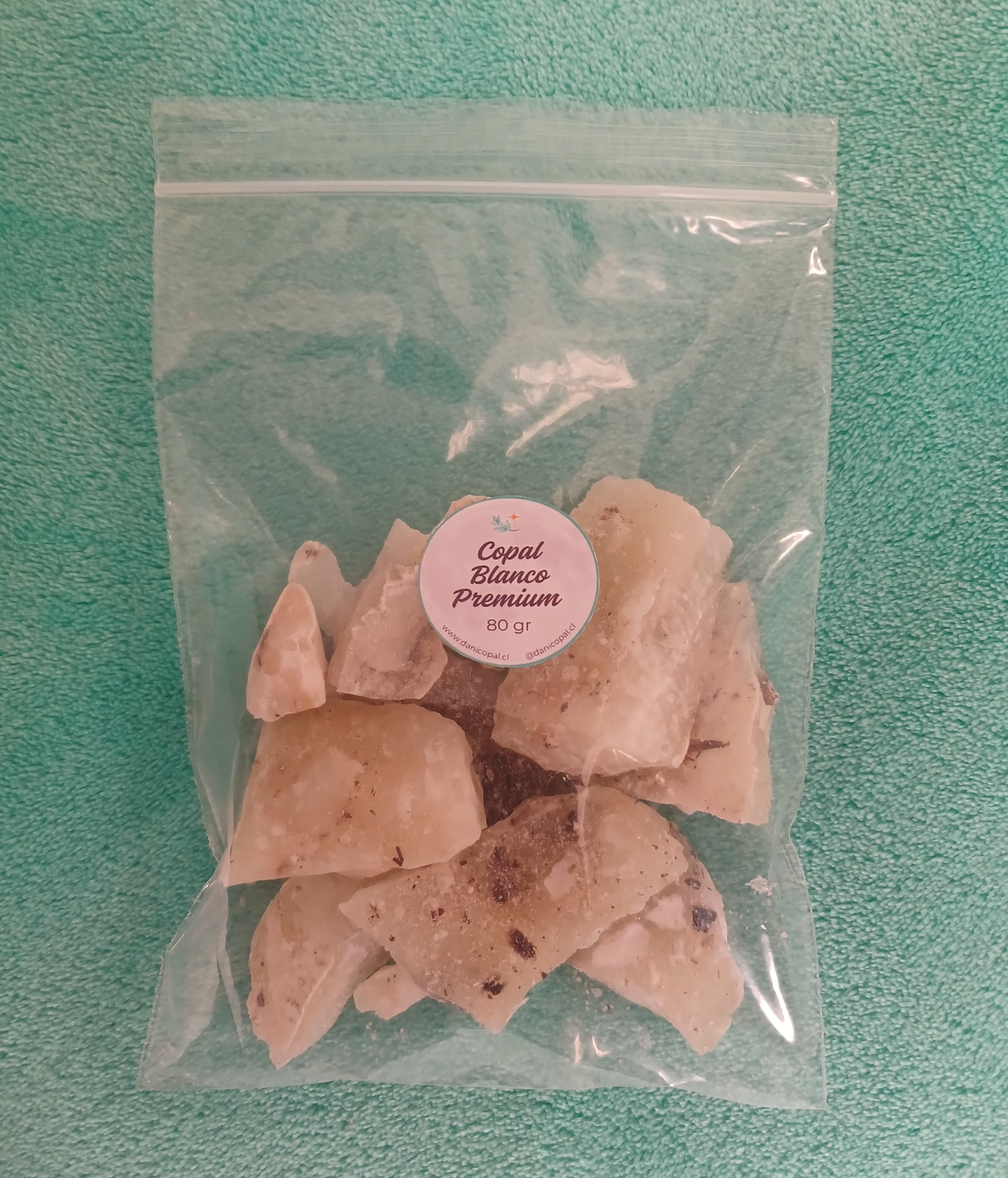 Resina de Copal Blanco Premium 80gr.