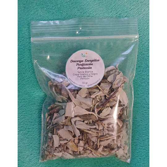 Descarga, purificación y protección 33gr.