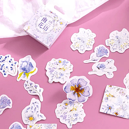 Stickers Flores lilas 