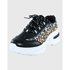 Zapatilla Tri-Animal print Negro 1