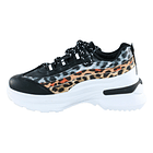 Zapatilla Tri-Animal print Negro 4