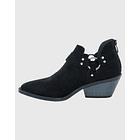 Botin argolla punta Negro Danicolle 3