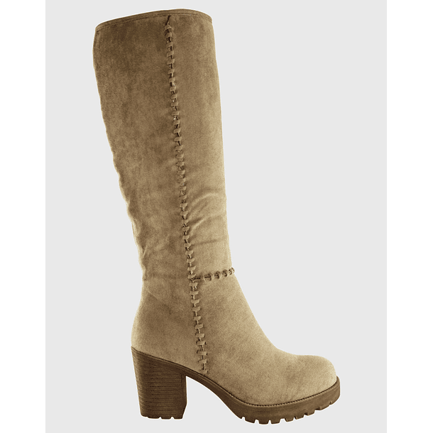 Bota Sgamuza Costuras Khaki Danicolle 2