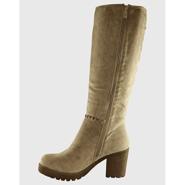 Bota Sgamuza Costuras Khaki Danicolle 3