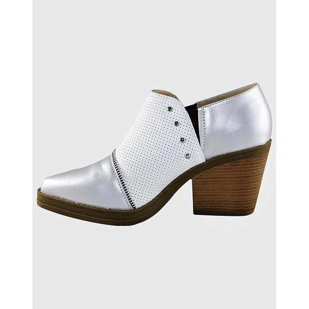 Botin Monalisa alto Blanco Danicolle 2