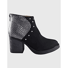 Botin alto alligator Negro Danicolle 2