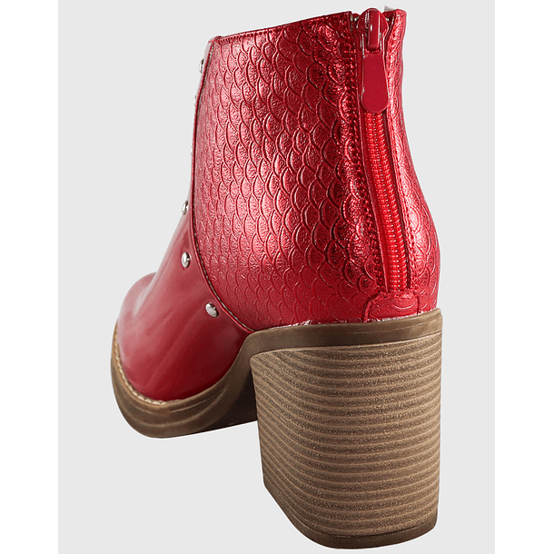 Botin alto alligator Rojo Danicolle 4