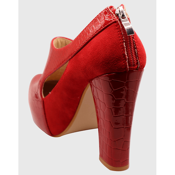 Zapato Taco Who Rojo 4