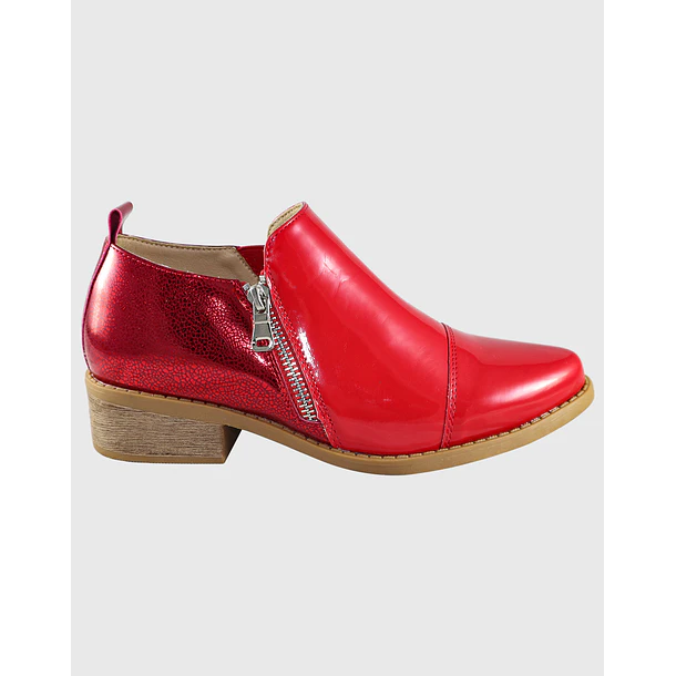 Botin Bajo three sensations Rojo 3