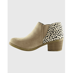 Botin animal print Khaki Danicolle