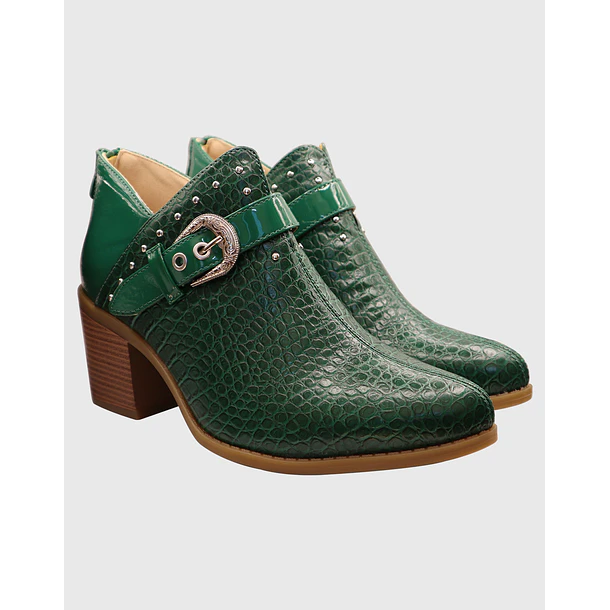 Botin campero hebilla Verde 2