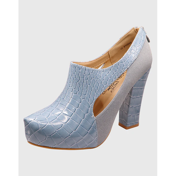 Zapato Taco Who Celeste 1