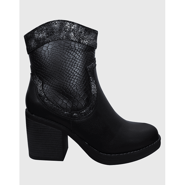 Bota corta print Negro 2