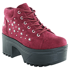 Botin Estrella Alto Rojo Danicolle 1