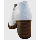Botin eneven alto Blanco 3