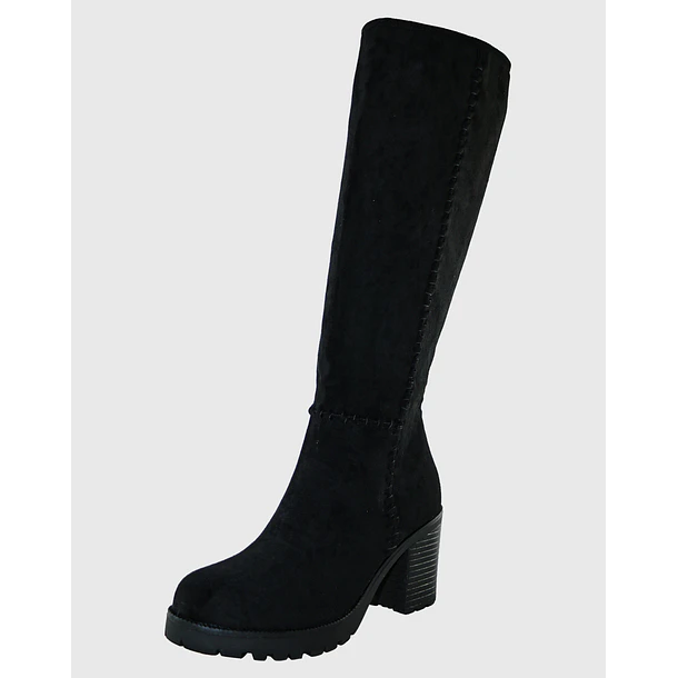 Bota Sgamuza Costuras  Negro Danicolle 1