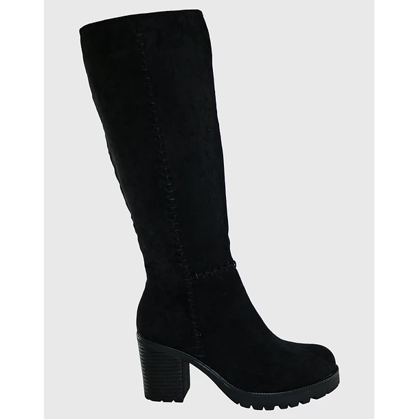 Bota Sgamuza Costuras  Negro Danicolle 2