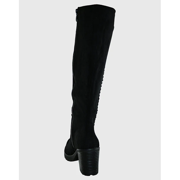 Bota Sgamuza Costuras  Negro Danicolle 4