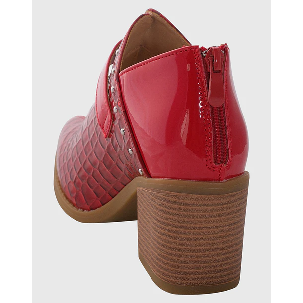 Botin campero hebilla Rojo 4
