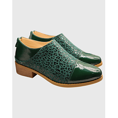 Mocasin animal print Verde