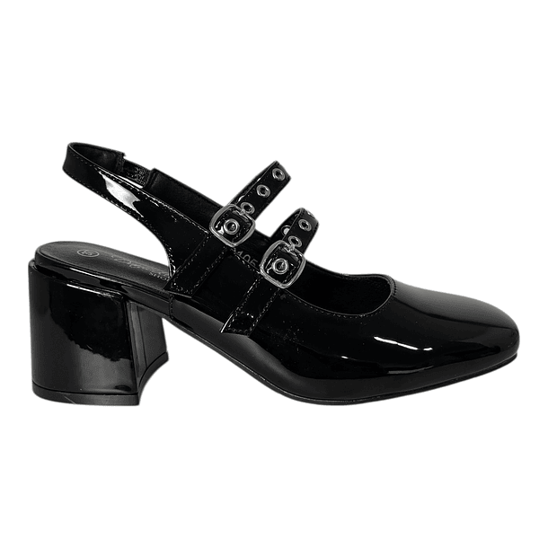 Zapato para mujer con correas Negro Danicolle 1