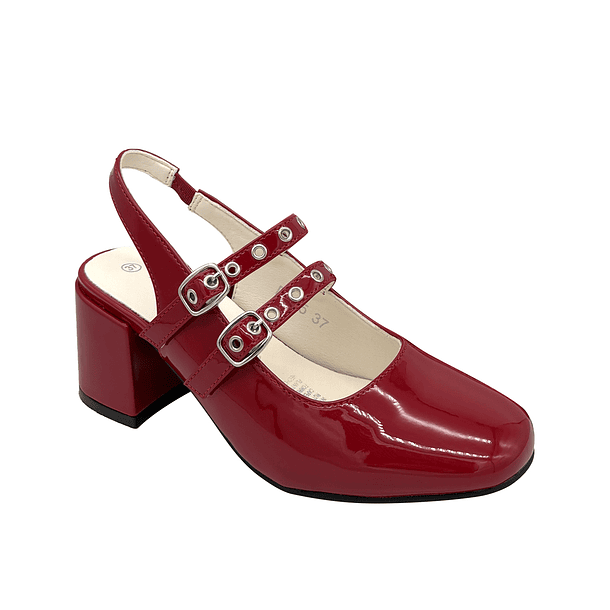 Zapato para mujer con correas Rojo Danicolle 3