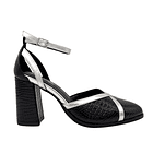 Zapato para mujer atado al tobillo, Negro Danicolle 1