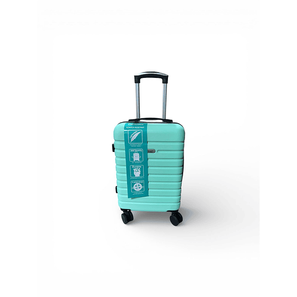 Maleta Cabina ruedas desmontables Verde Danicolle 1