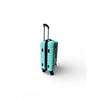 Maleta Cabina ruedas desmontables Verde Danicolle 4