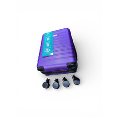 Maleta Cabina ruedas desmontables Morado Danicolle