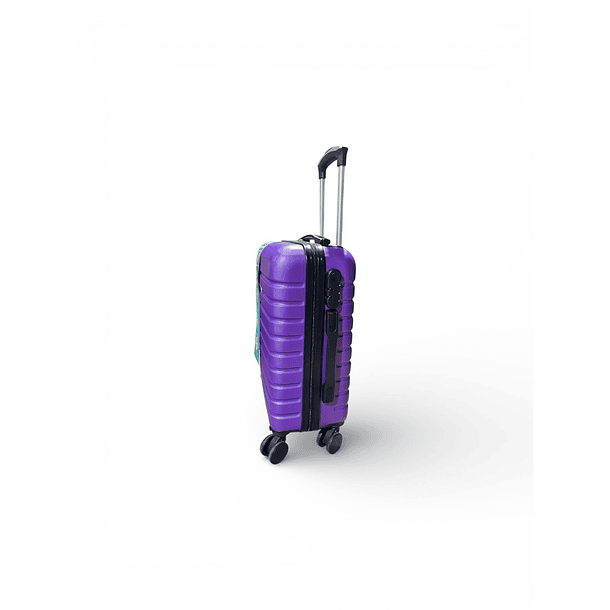 Maleta Cabina ruedas desmontables Morado Danicolle 4