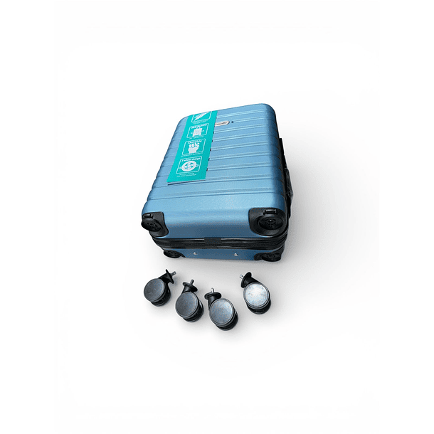 Maleta Cabina ruedas desmontables Celeste Danicolle 2