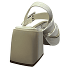 Zapato para mujer taco grueso Blanco Danicolle 5