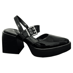 Zapato para mujer taco grueso Negro Danicolle
