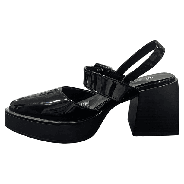 Zapato para mujer taco grueso Negro Danicolle 4