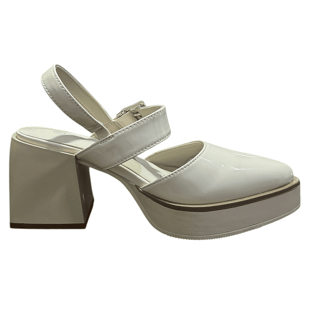 Zapato para mujer taco grueso Blanco Danicolle 4