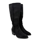 Bota para mujer costura visible negro Danicolle 2