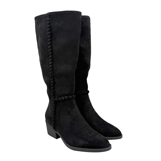 Bota para mujer costura visible negro Danicolle 2