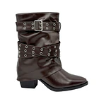 Bota para mujer sobrecapa cafe Danicolle 1