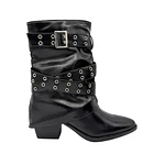 Bota para mujer sobrecapa negra Danicolle 1