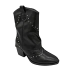Bota para mujer sobrecapa Lisa Negro Danicolle 5