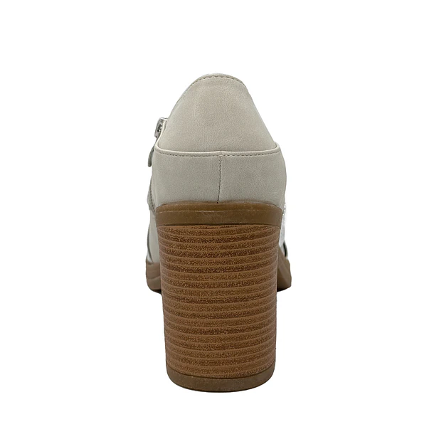 Botín para mujer con lazo beige Danicolle 4
