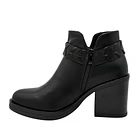 Botin para mujer liso Negro Danicolle 3