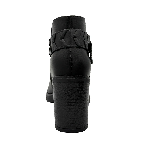 Botin para mujer liso Negro Danicolle 4